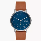 Kuppel Two-Hand Sub-Second Brown Leather Watch SKW6888