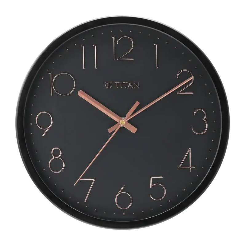 Titan Wall Clock with Silent Sweep Technology - W0003PA01A - KRISHNA WATCH COMPANY