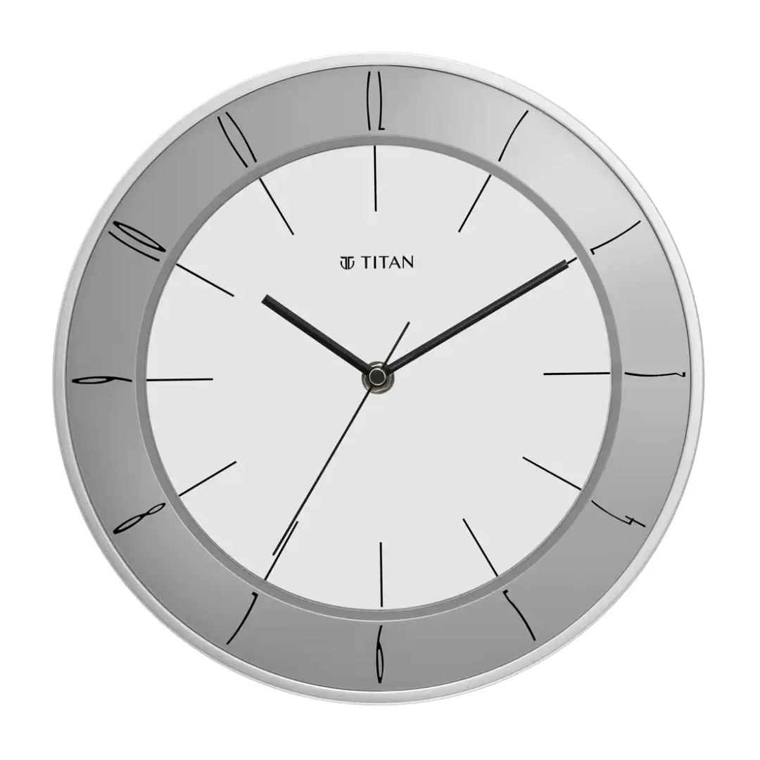 Classic White Dial Color Silent Sweep Technology - 27 cm X 27 cm (Small) NSW0010PA02 - KRISHNA WATCH COMPANY