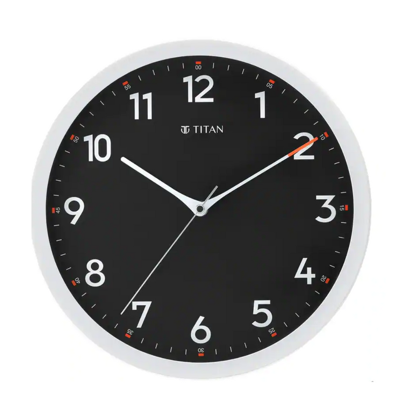 Titan Contemporary Wall Clock with Silent Sweep Technology - NSW0012PA01 - KRISHNA WATCH COMPANY