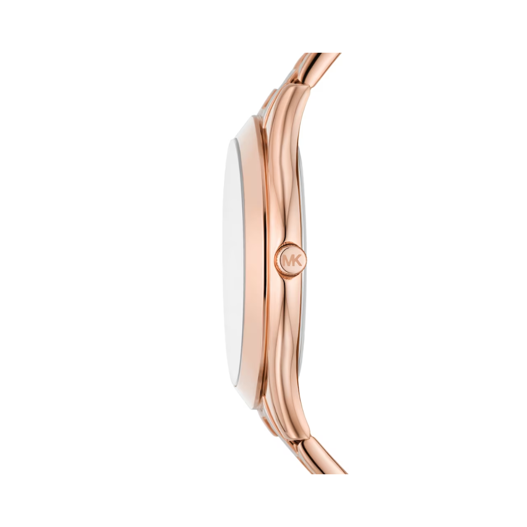 Michael Kors Ladies' Slim Runway Rose Tone Bracelet Watch MK4733 - KRISHNA WATCH COMPANY