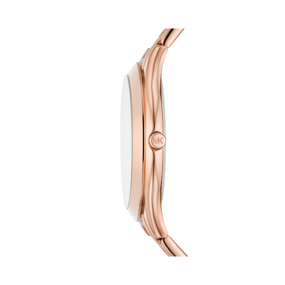Michael Kors Ladies' Slim Runway Rose Tone Bracelet Watch MK4733 - KRISHNA WATCH COMPANY