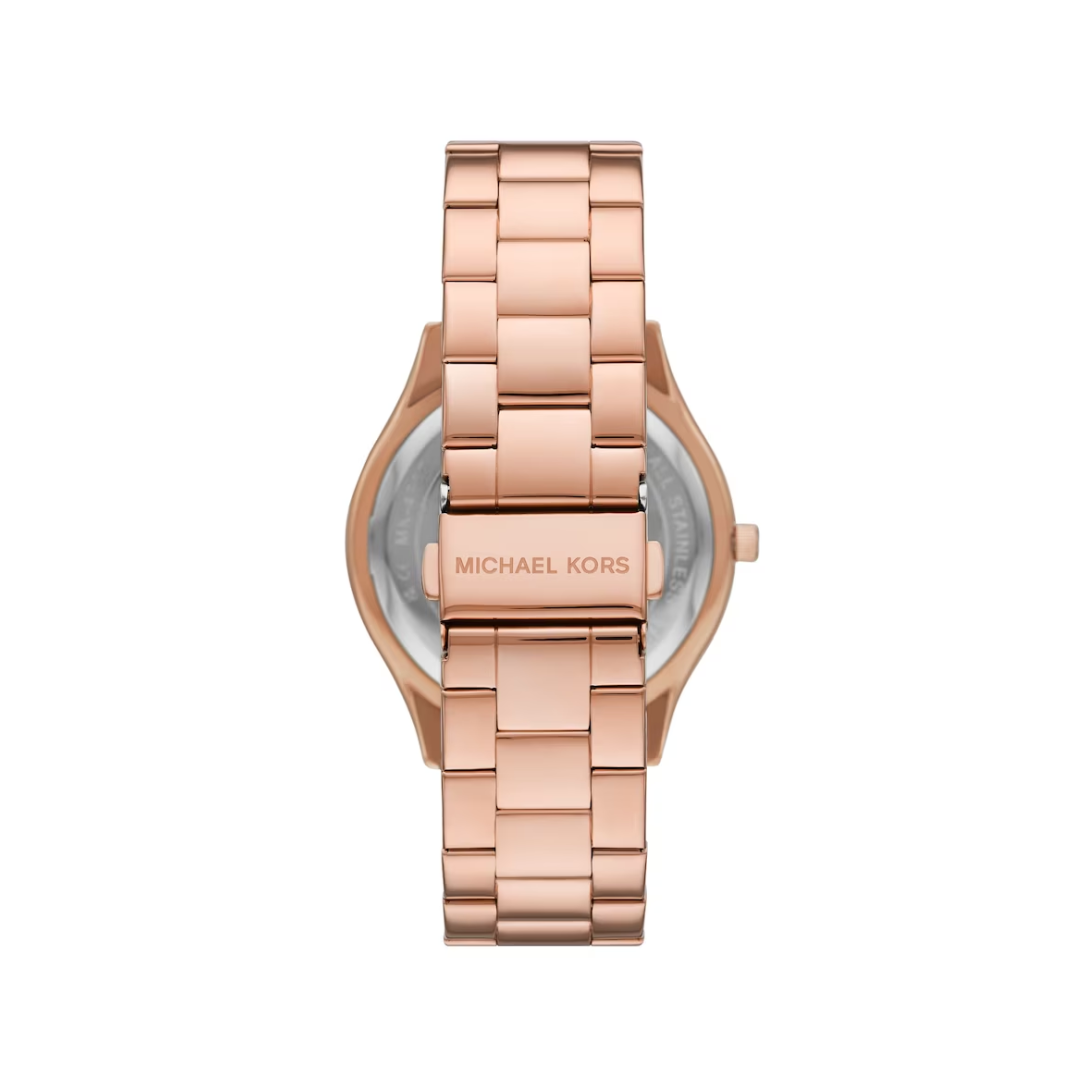 Michael Kors Ladies' Slim Runway Rose Tone Bracelet Watch MK4733 - KRISHNA WATCH COMPANY
