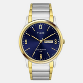 Timex Male Blue Analog Stainless Steel Watch TW000R448
