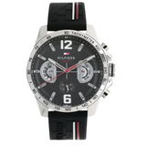 Tommy Hilfiger Mens Multi-Function Black Dial Watch - 1791473 - KRISHNA WATCH COMPANY