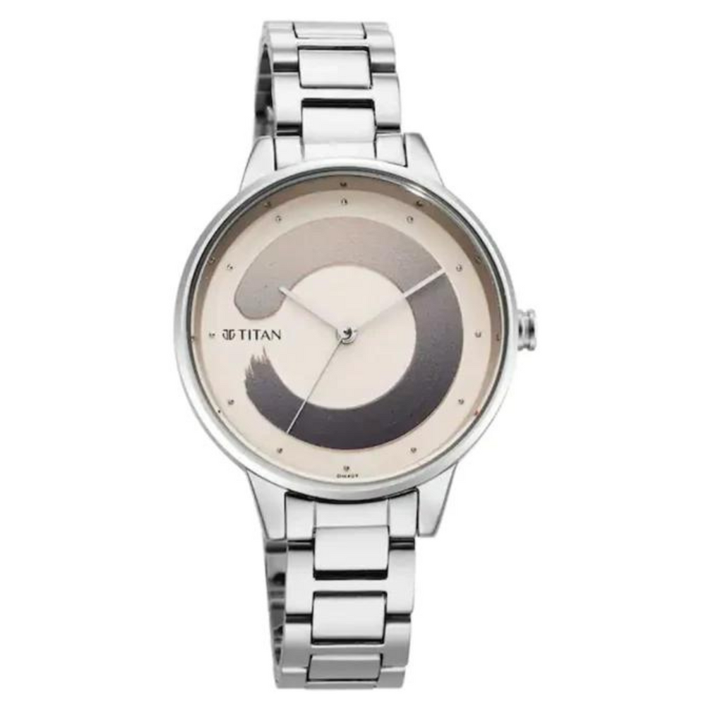 TITAN Purple Glam It Up Brown Dial Stainless Steel Strap Watch 2648SM06 - KRISHNA WATCH COMPANY