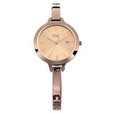 Titan Raga Rose Gold Dial Metal Strap Watch 2578QM01