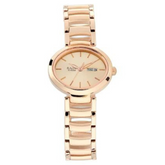 TITAN Raga Viva Rose Gold Dial Metal Strap Watch 2620WM01