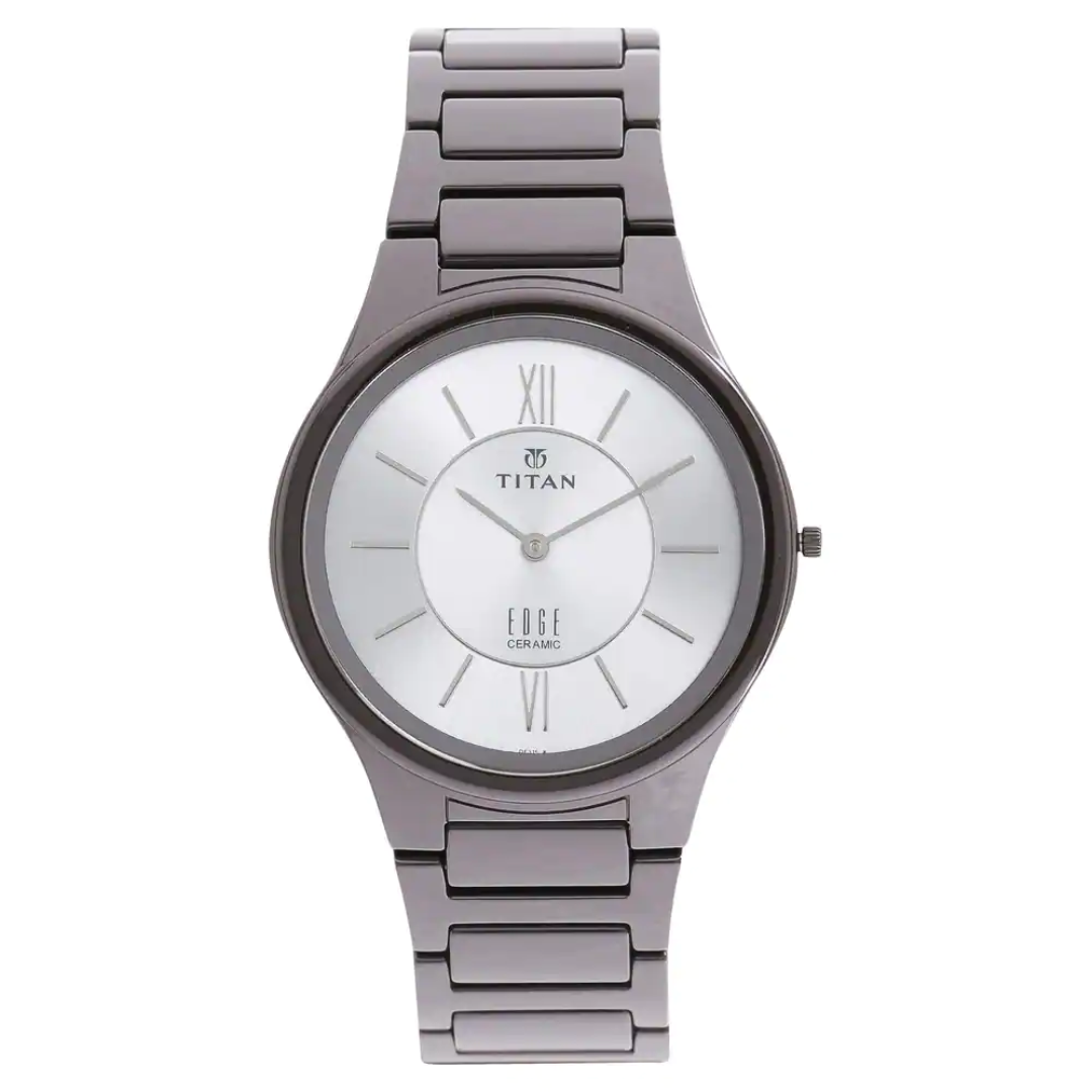 Titan Edge Ceramic - Slimmest Ceramic Analog Watch 1696QC02 - KRISHNA WATCH COMPANY