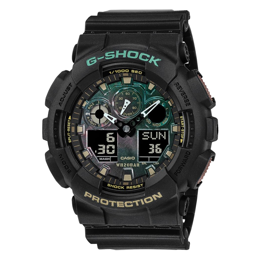 Casio G Shock Analog Digital Black Dial Men GA 100RC 1ADR G1387