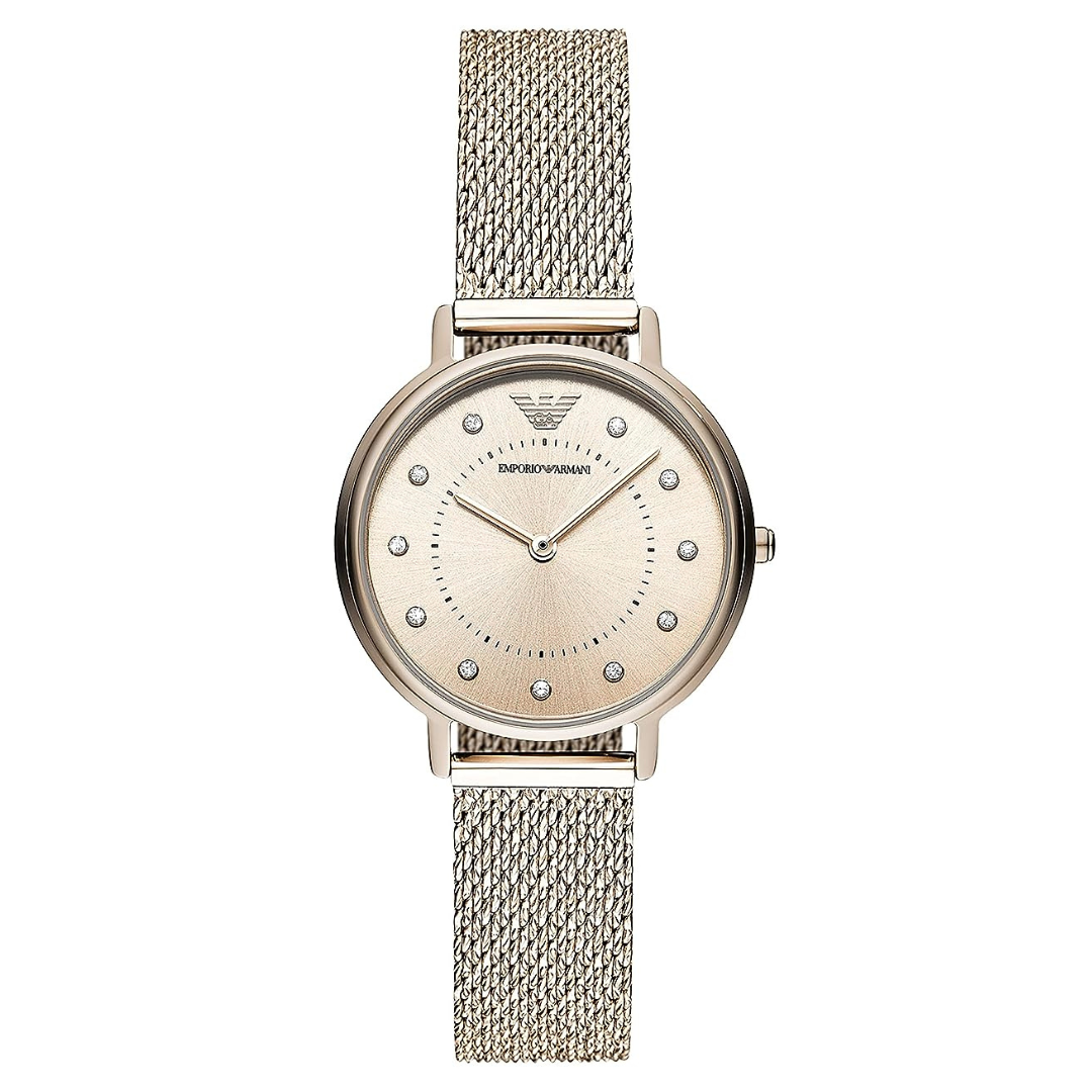 Emporio Armani Analog Pink Dial Women's Watch - AR11129 - KRISHNA WATCH COMPANY