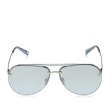 French Connection Men's Aviator sunglasses Silver Frame FC 7566 C2 - KRISHNA WATCH COMPANY