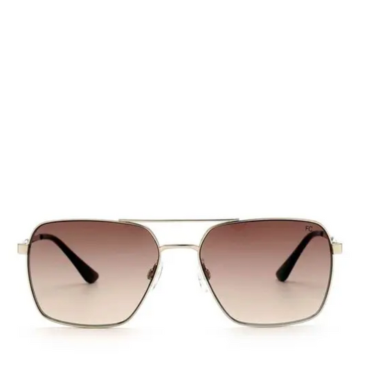 French Connection Mens Full Frame Non Polarized Rectangular Sunglasses - FC7608 C2