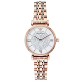 Emporio Armani Women's Two-Hand Rose Gold-Tone Watch - AR11244