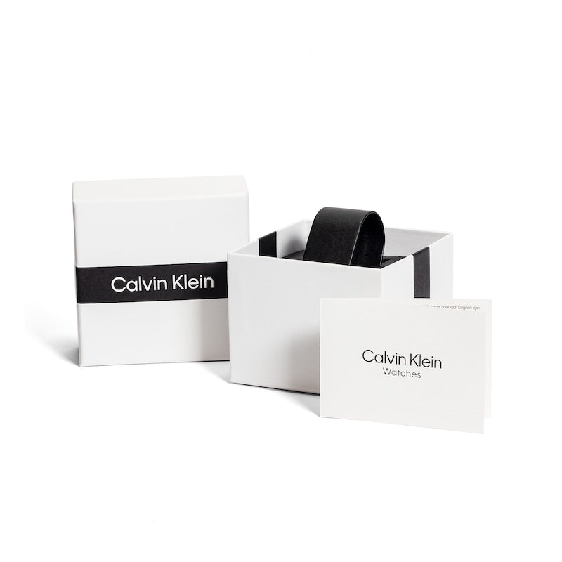 Calvin Klein Vibrancy Crystal Accent Rose-Tone Pink Strap Chronograph Watch 25100108 - KRISHNA WATCH COMPANY