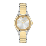 Versace Auria Quartz Silver Dial Analog Stainless Steel Watch VE5E00426