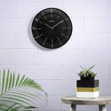 Titan Black Wall Clock with Domed Glass W0010PA01 - KRISHNA WATCH COMPANY