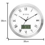 Titan Classic White Dial Color Silent Sweep Technology - 30 cm X 30 cm (Medium) NBW0021MC02