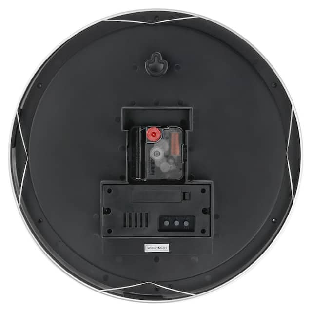 Metallic Wall Clock with Digital Display - W0021MC03A - KRISHNA WATCH COMPANY