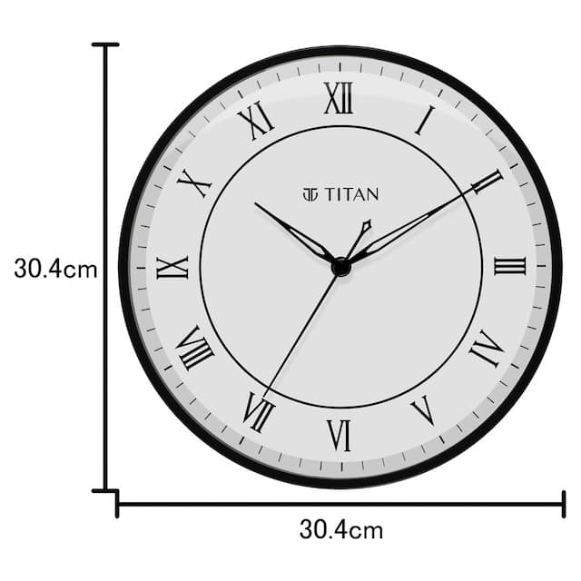 Classic White Dial Color Silent Sweep Technology - 30.4 cm X 30.4 cm (Medium) W0022MA02A - KRISHNA WATCH COMPANY