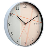 Titan Trendy & Modern looking Multi-coloured Dial Wall Clock Inspired from Cherry Blossom - W0062PA01 - KRISHNA WATCH COMPANY