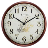 Titan WALL CLOCK with Ship Design on Dial and Silent Sweep - W0070PA01 - KRISHNA WATCH COMPANY