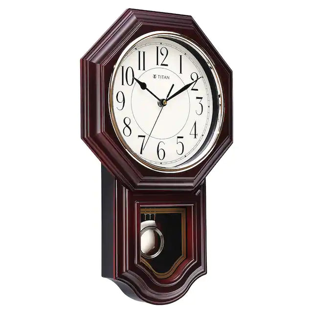Classic Brown Colour Pendulum Clock with a Westminster chime (Large) NCW0071PM01 - KRISHNA WATCH COMPANY