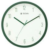 Titan Contemporary Colours Wall Clock - Green 32 cm x 32 cm (Medium) W0073PA05 - KRISHNA WATCH COMPANY