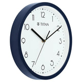 Titan Wall Clock Simple-Sweep Collection - Blue - W0074PA05 - KRISHNA WATCH COMPANY