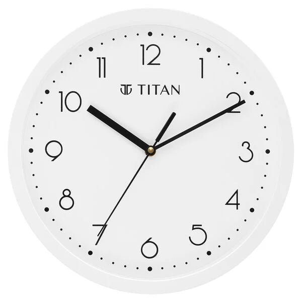 Titan Simple-Sweep Collection - White (28cm x 28cm) w0074pa06 - KRISHNA WATCH COMPANY
