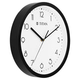 Titan Simple-Sweep Collection - Black (28cm x 28cm) - W0074PA07 - KRISHNA WATCH COMPANY