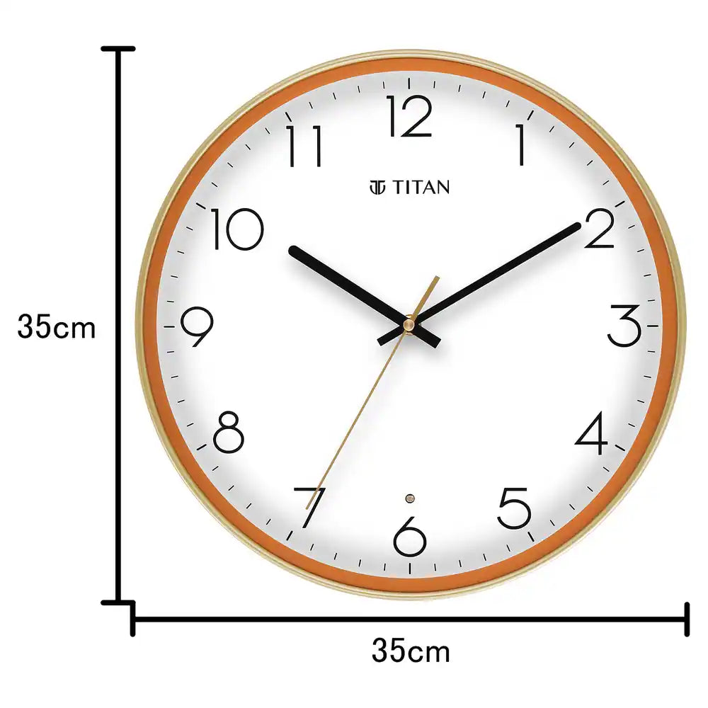 Classic LED Backlit Clock with Silent Sweep W0075PS01 - KRISHNA WATCH COMPANY