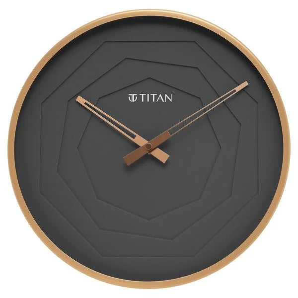 Titan Metallic Wall Clock W0078ma01 - KRISHNA WATCH COMPANY