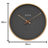 Titan Metallic Wall Clock W0078ma01 - KRISHNA WATCH COMPANY