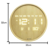 Titan Wood-Grain LED Digital Clock w0082wd01 - KRISHNA WATCH COMPANY