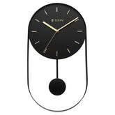Titan Contemporary Modern Metallics Pendulum Wall Clock - W0086MP01