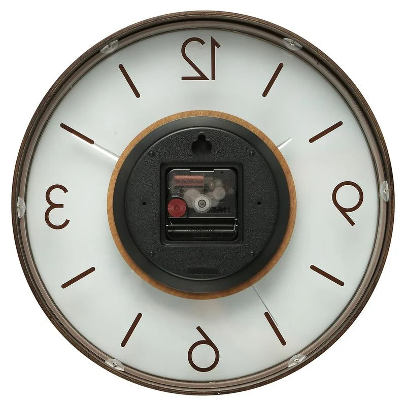 Titan Glass-Wood Fusion Wall Clock W0089WA01 - KRISHNA WATCH COMPANY