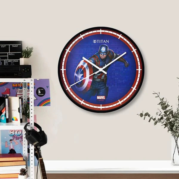 Titan Clocks - Marvel Avengers Super Heroes - Captain America w0105pa02 - KRISHNA WATCH COMPANY