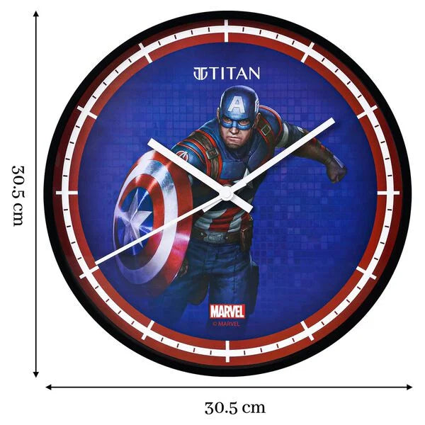 Titan Clocks - Marvel Avengers Super Heroes - Captain America w0105pa02 - KRISHNA WATCH COMPANY