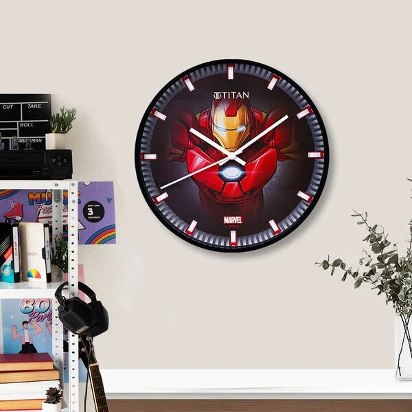 Titan Clocks - Marvel Avengers Super Heroes - Iron Man w0105pa03 - KRISHNA WATCH COMPANY