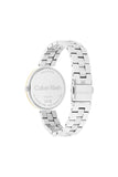 CALVIN KLEIN Gleam Black Dial Stainless Steel Analogue Watch For Women - 25100012