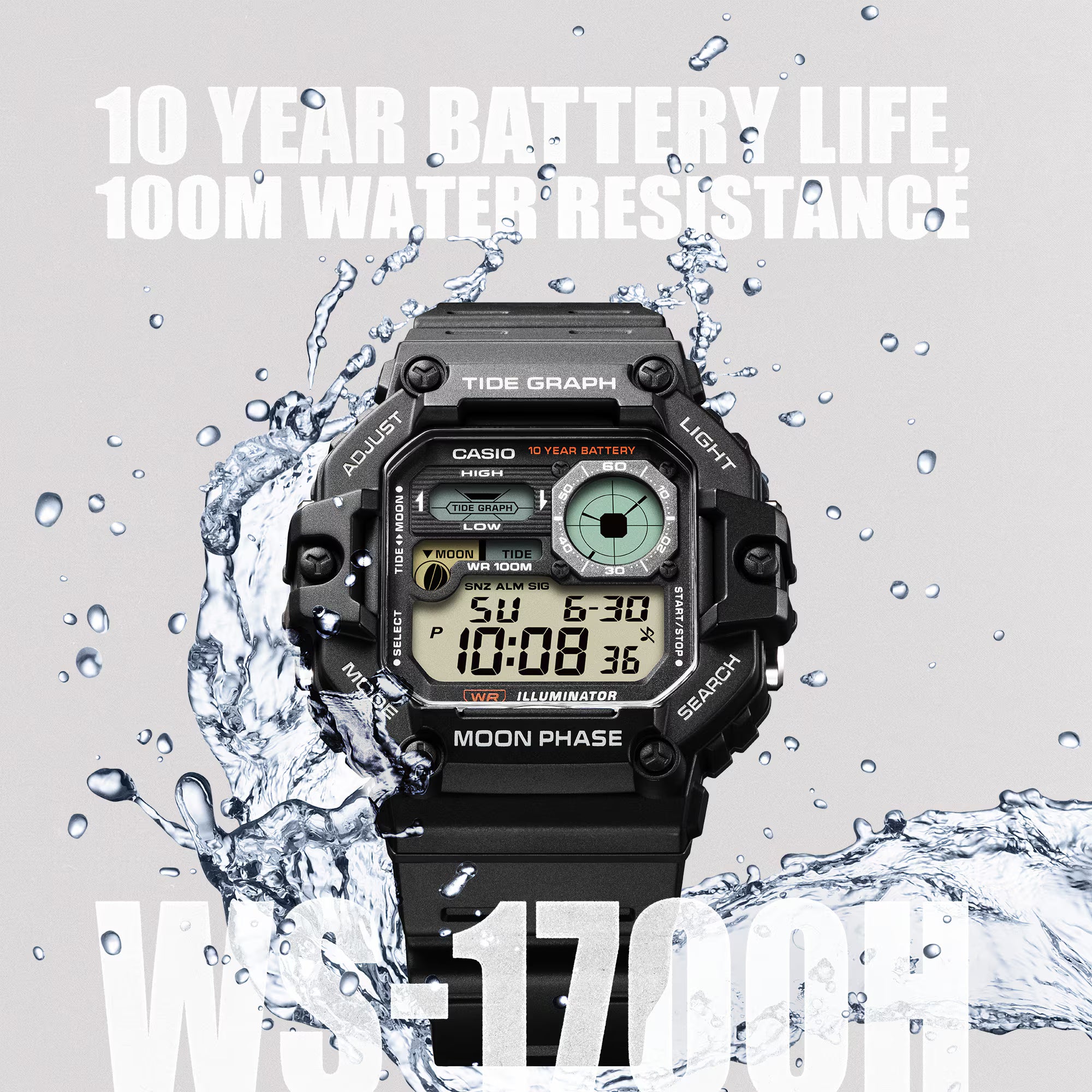 CASIO YOUTH WS-1700H-1AVDF - A2247 - KRISHNA WATCH COMPANY