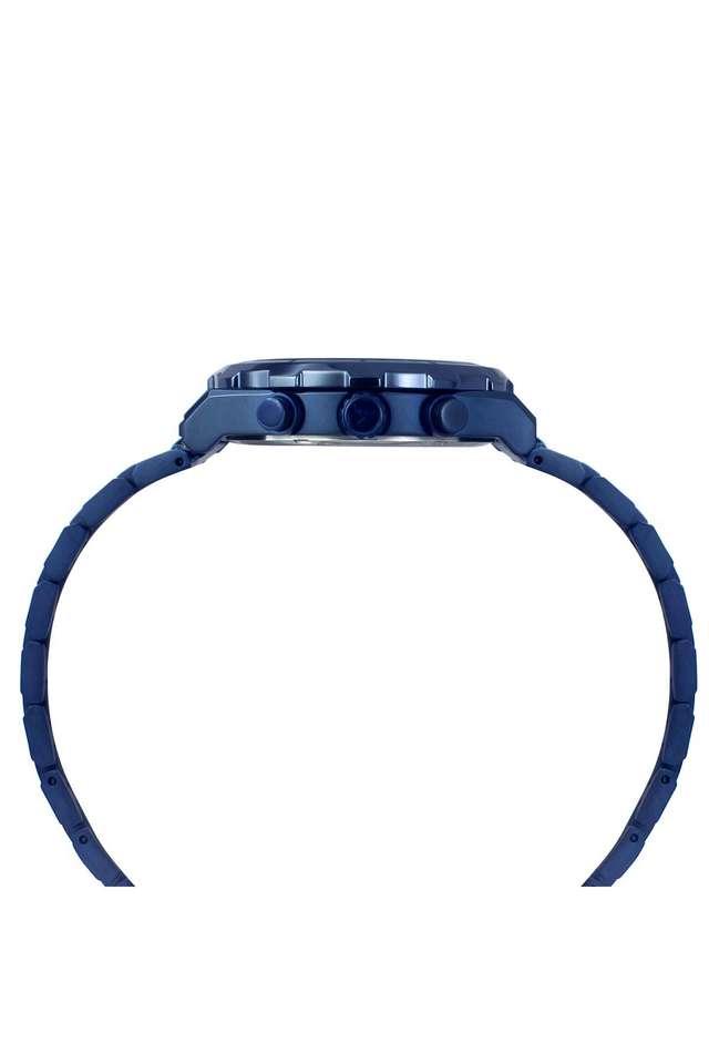 TIMEX Men E Class Watch with Blue Dial and Blue Stainless Steel Bracelet - TWEG24801 - KRISHNA WATCH COMPANY