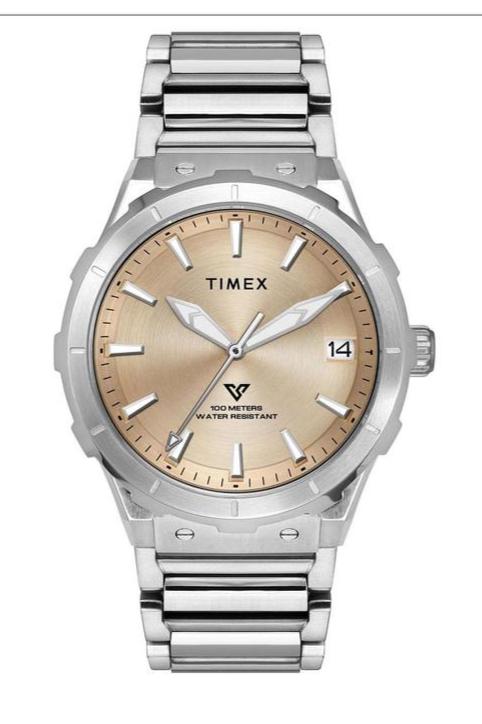 TIMEX Men E Class Watch with Champagne Dial - TWEG24803 - KRISHNA WATCH COMPANY