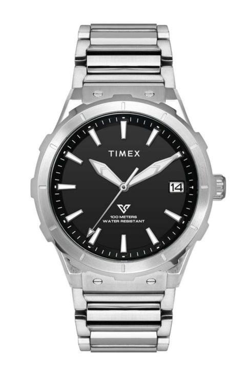 TIMEX Men E Class Watch with Black Dial - TWEG24805 - KRISHNA WATCH COMPANY