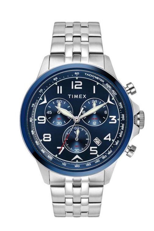 TIMEX Men E Class Watch with Blue Dial - TWEG25101 - KRISHNA WATCH COMPANY