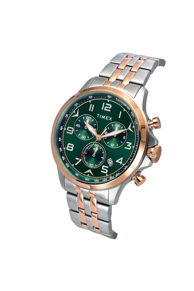 TIMEX Men E Class Watch with Green Dial - TWEG25102 - KRISHNA WATCH COMPANY