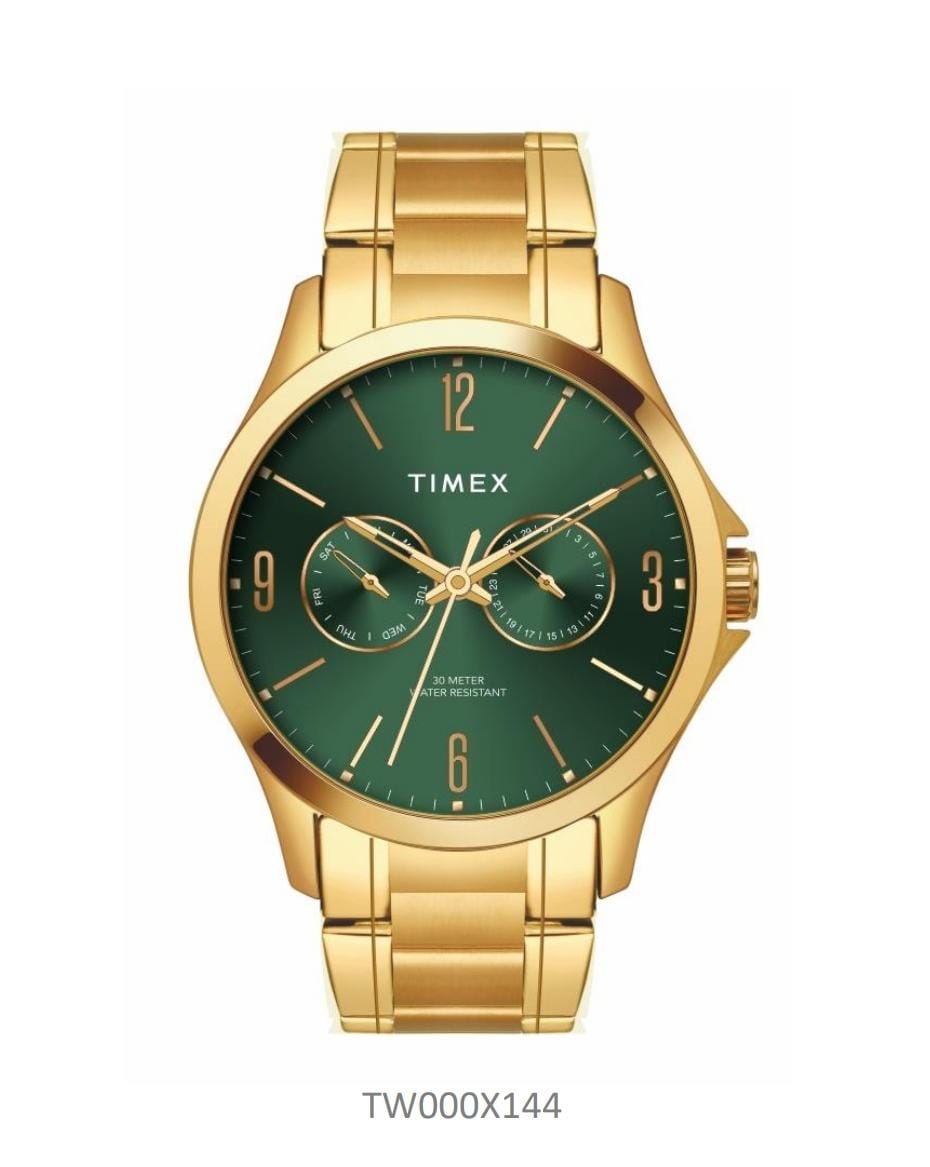 Timex Green Dial Astrological Men's Watch - TW000X144 - KRISHNA WATCH COMPANY