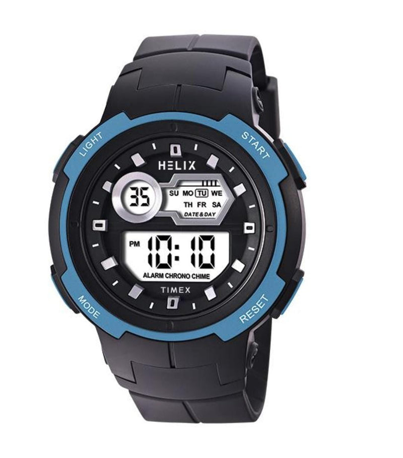 Helix Ana-Digi, Digital Black Dial Men's Watch-TWESK6301T