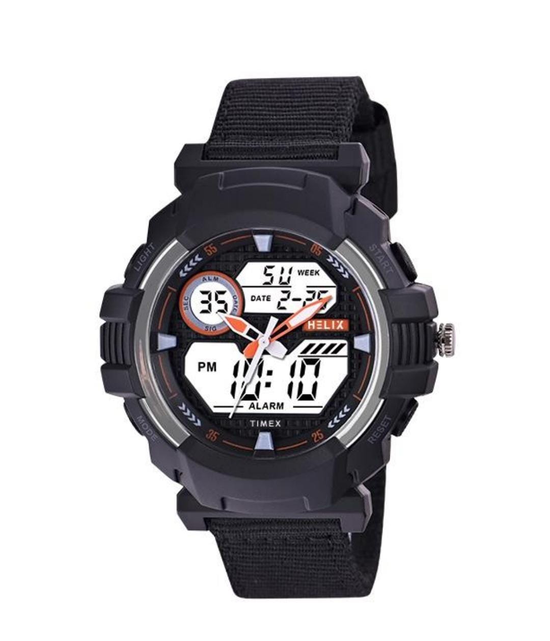 Helix Ana-Digi, Analog-Digital Black Dial Men's Watch-TWESK6500T - KRISHNA WATCH COMPANY